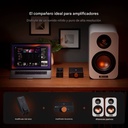 Fosi Audio SK02: DAC/AMP de Escritorio Vertical | ESS ES9038Q2M | 1100mW Potencia | Salida 4.4mm Balanceada | Óptica / USB-C