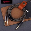 OPENHEART Titanium 8: Cable de Auriculares Premium 8 Núcleos | Cobre Chapado en Plata | 1 a 2 Jack (Dual 3.5mm) | Terminado en 3.5mm, 2.5mm o 4.4mm