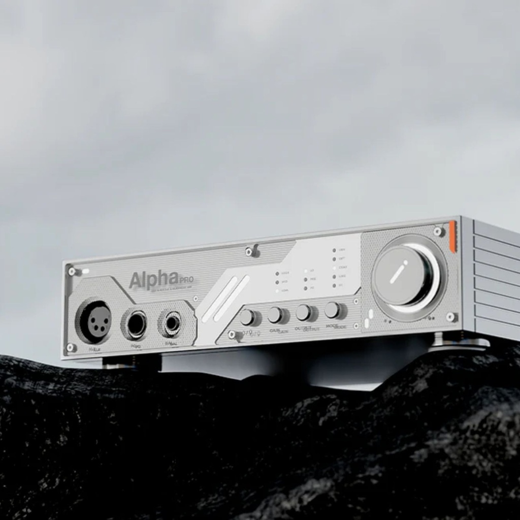 D&A Alpha PRO: DAC/AMP de Escritorio Flagship | ES9039MSPRO | 6000mW Potencia | Amplificación Discreta | Bluetooth LDAC | Diseño Transparente