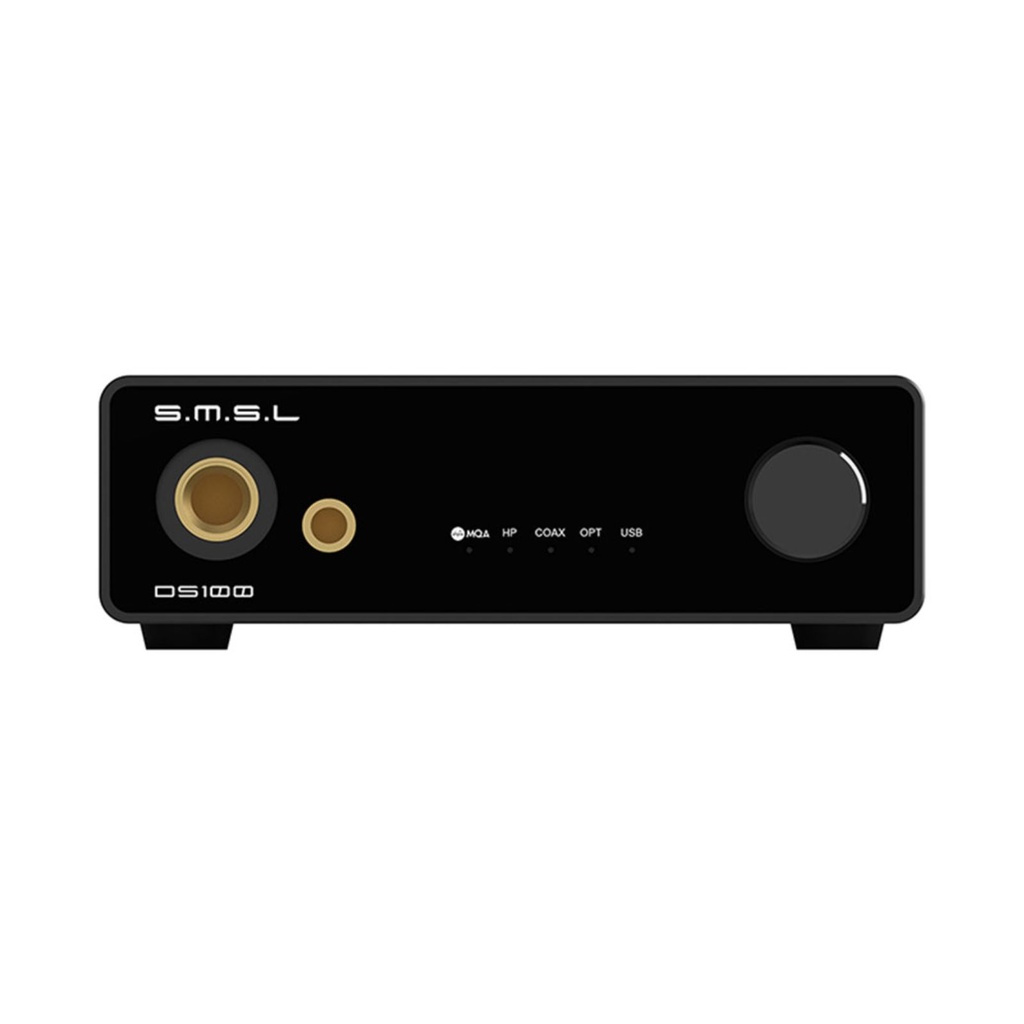 SMSL DS100: Mini DAC/AMP de Escritorio | Chip CS43131 | Salidas 4.4mm y 6.35mm | MQA y DSD256 | USB Plug & Play