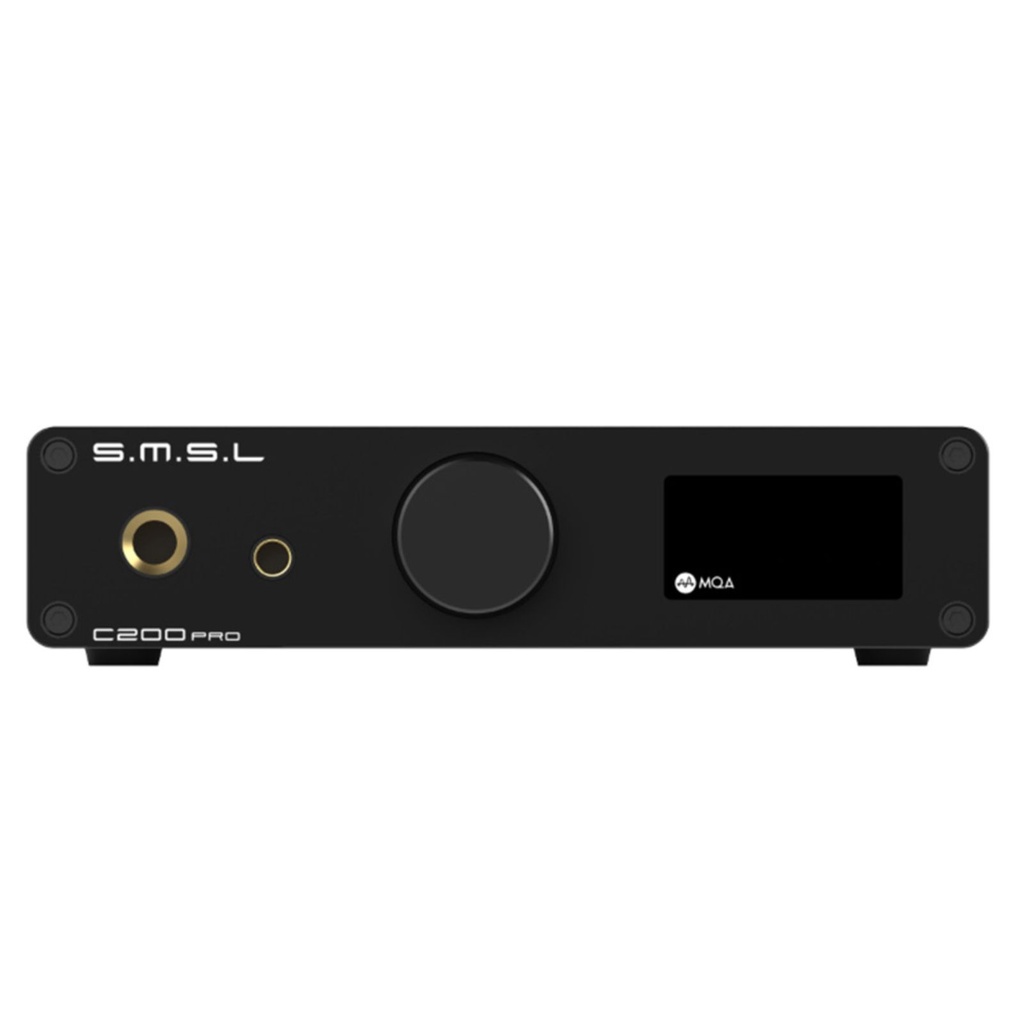 SMSL C200 PRO: DAC/AMP de Escritorio | Chip ES9039Q2M | 1500mW Potencia | Salidas 4.4mm y 6.35mm | TRS Balanceado | Soporte PS5 / PC