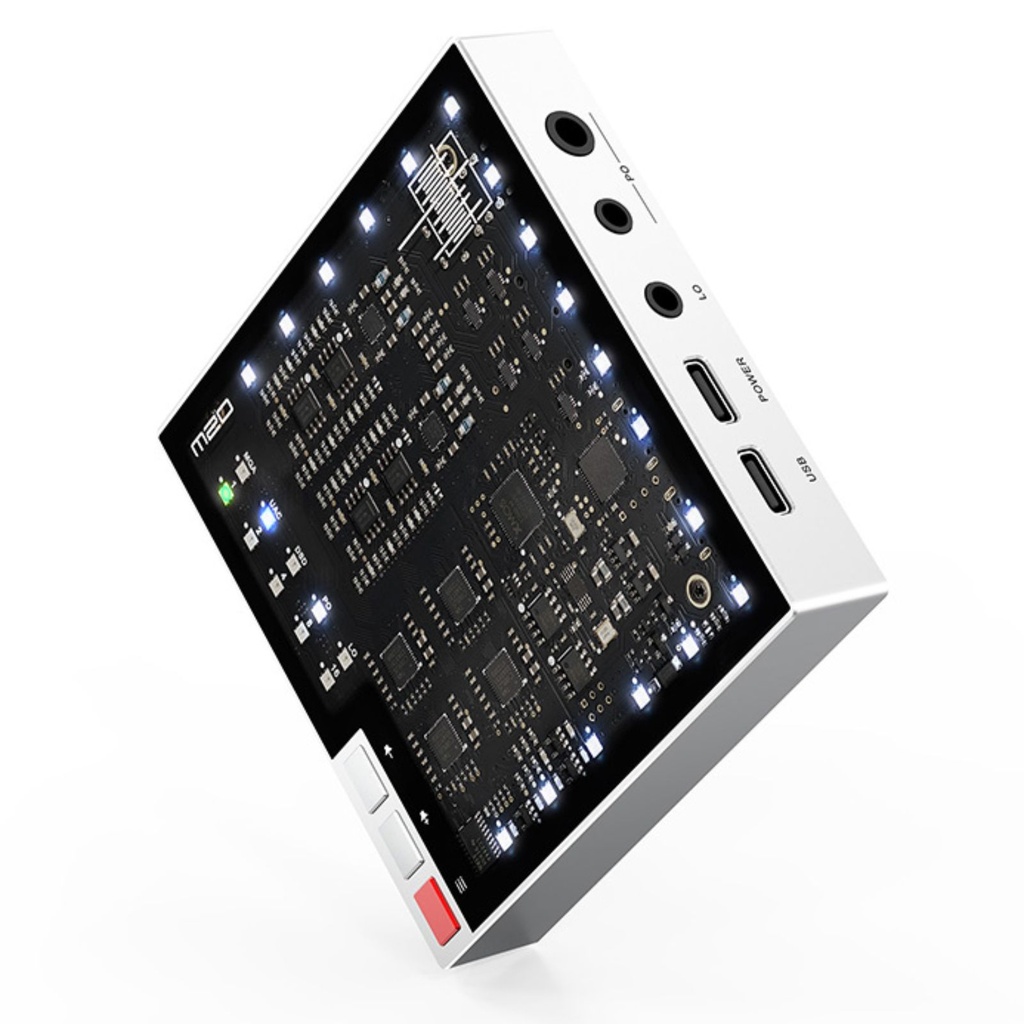 SMSL M20: Mini DAC/AMP de Escritorio | 4x Chips CS43131 | 700mW | Salidas 4.4mm y 3.5mm | Diseño Transparente RGB | Soporte PS5/PC