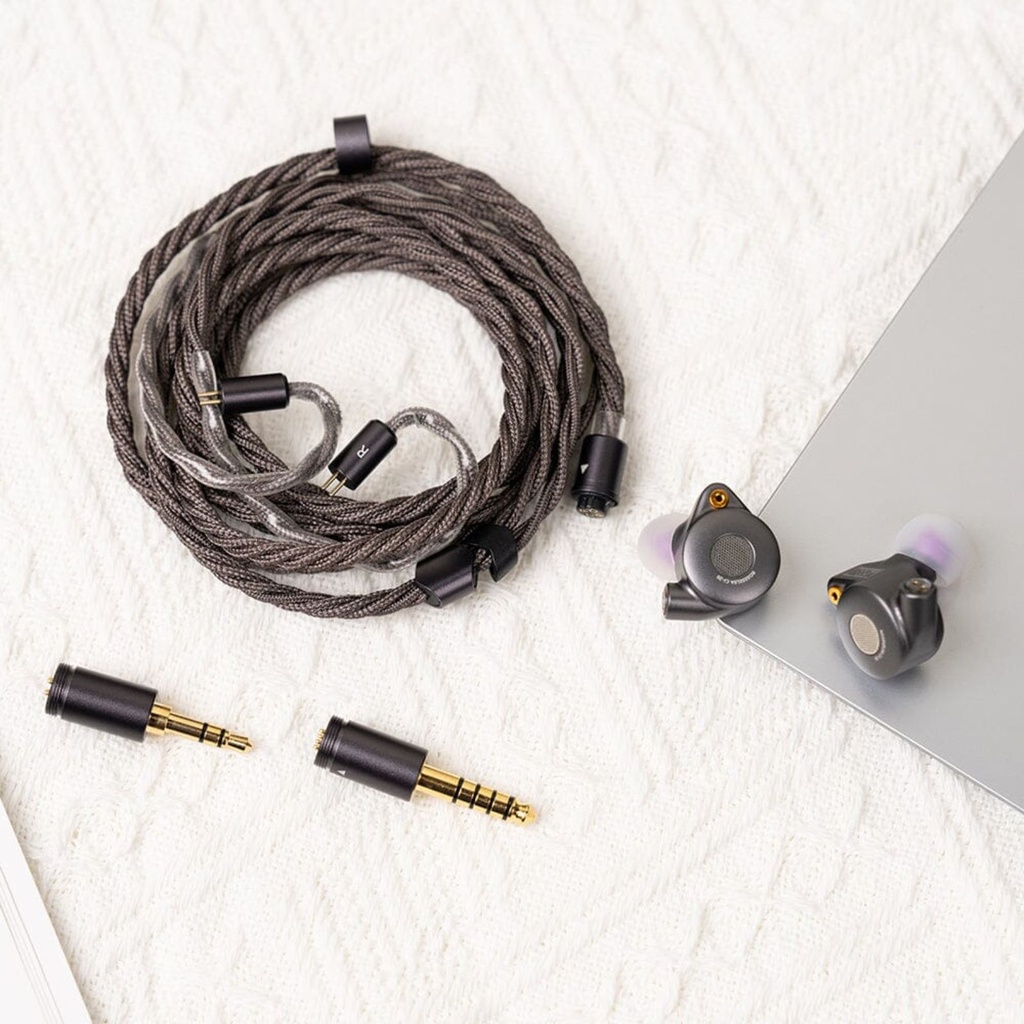 ROSESELSA x AAV CJ20: Audífonos In-Ear Planar Magnéticos | Driver 14.2mm | Tuning para Rock/Metal | Cable Modular 3.5mm/4.4mm