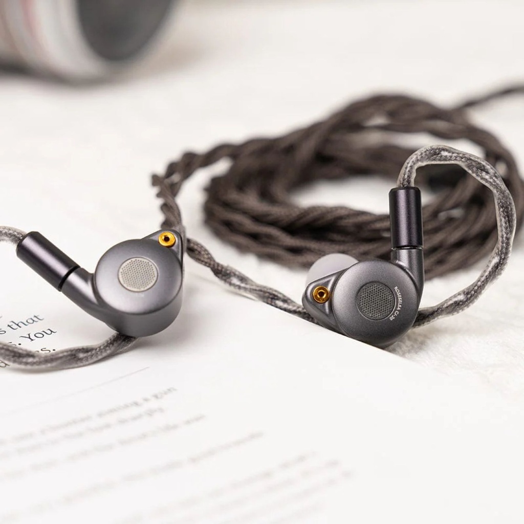 ROSESELSA x AAV CJ20: Audífonos In-Ear Planar Magnéticos | Driver 14.2mm | Tuning para Rock/Metal | Cable Modular 3.5mm/4.4mm