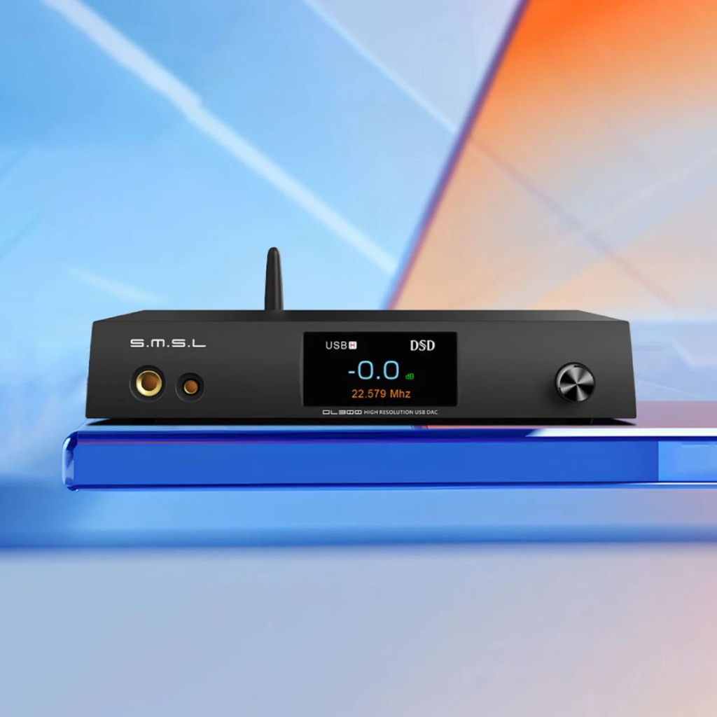 SMSL DL300: DAC/AMP Flagship de Escritorio | AK4191 + AK4499EX | 1000mW | Salidas XLR y 4.4mm | Entradas I2S y Bluetooth LDAC