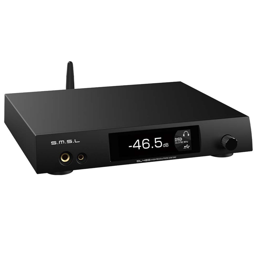 SMSL DL400: DAC/AMP Flagship | Chip ES9039MSPRO | 3000mW Potencia | Entradas I2S y AES/EBU | Salidas XLR y 4.4mm | Bluetooth LDAC