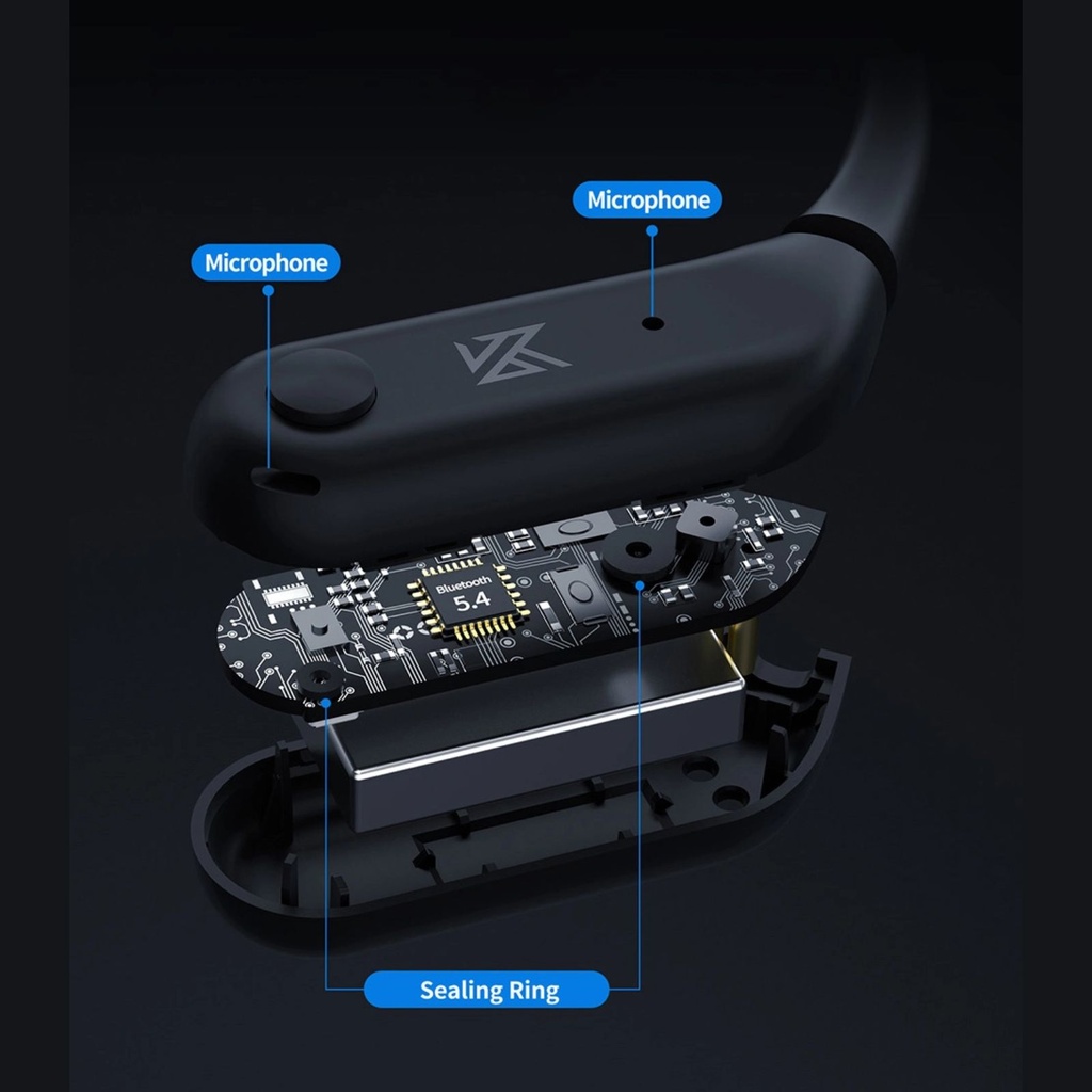 KZ AE01 - Módulo Adaptador Inalámbrico Bluetooth 5.4 para Monitores In-Ear (2 Pines)