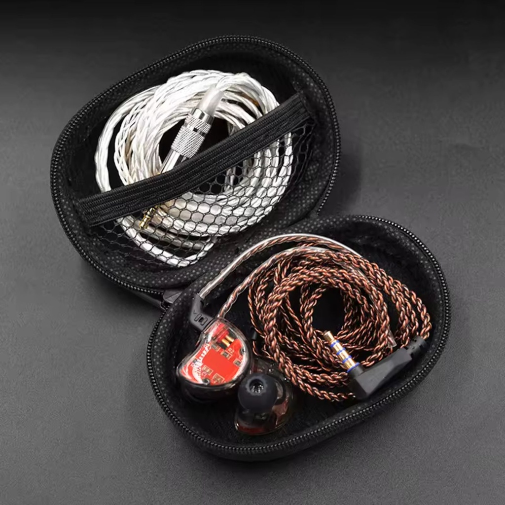 Estuche Portátil Rígido para Audífonos In-Ear KZ - Protección PU Premium