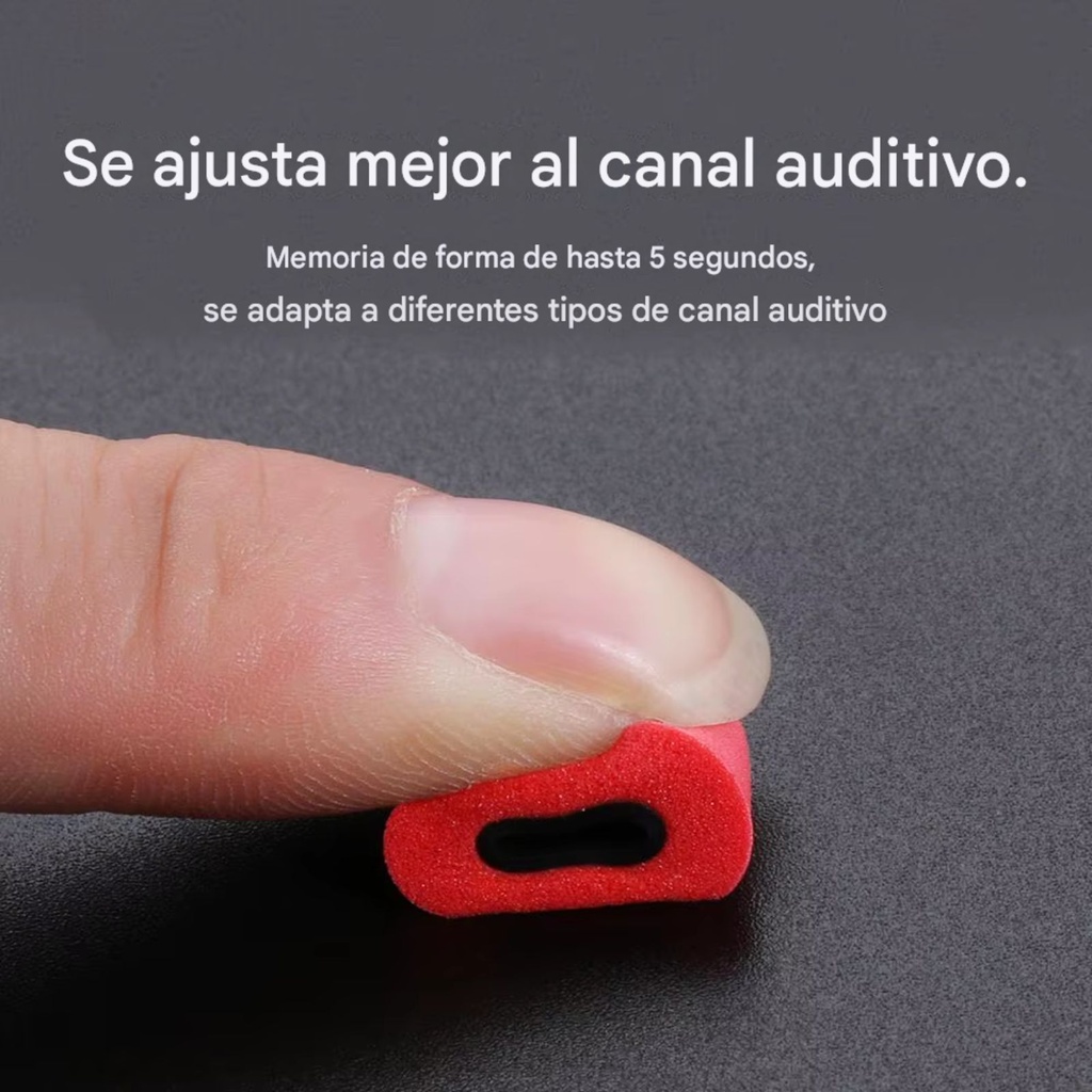 Set de Almohadillas de Espuma Viscoelástica KZ para Audífonos In-Ear (3 Pares / 6 Uds)