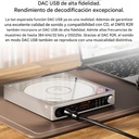 FiiO DM15: Reproductor de CD Portátil de Referencia | Salida Balanceada 4.4mm | Bluetooth LDAC y aptX HD