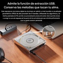 FiiO DM15: Reproductor de CD Portátil de Referencia | Salida Balanceada 4.4mm | Bluetooth LDAC y aptX HD