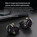 KZ Vibe X | IEM In-Ear Dual-Driver con Bajos Táctiles