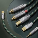Cables FIIO LINK Series | Cobre Monocristalino Bañado en Plata