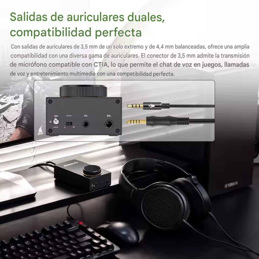 FIIO JadeAudio GIGAS 1 | Amplificador de Auriculares Hi-Fi
