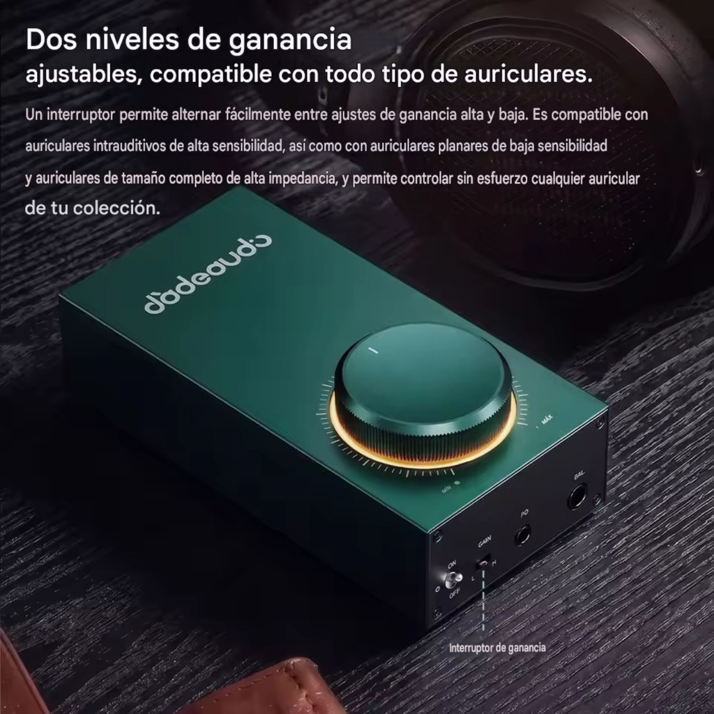FIIO JadeAudio GIGAS 1 | Amplificador de Auriculares Hi-Fi
