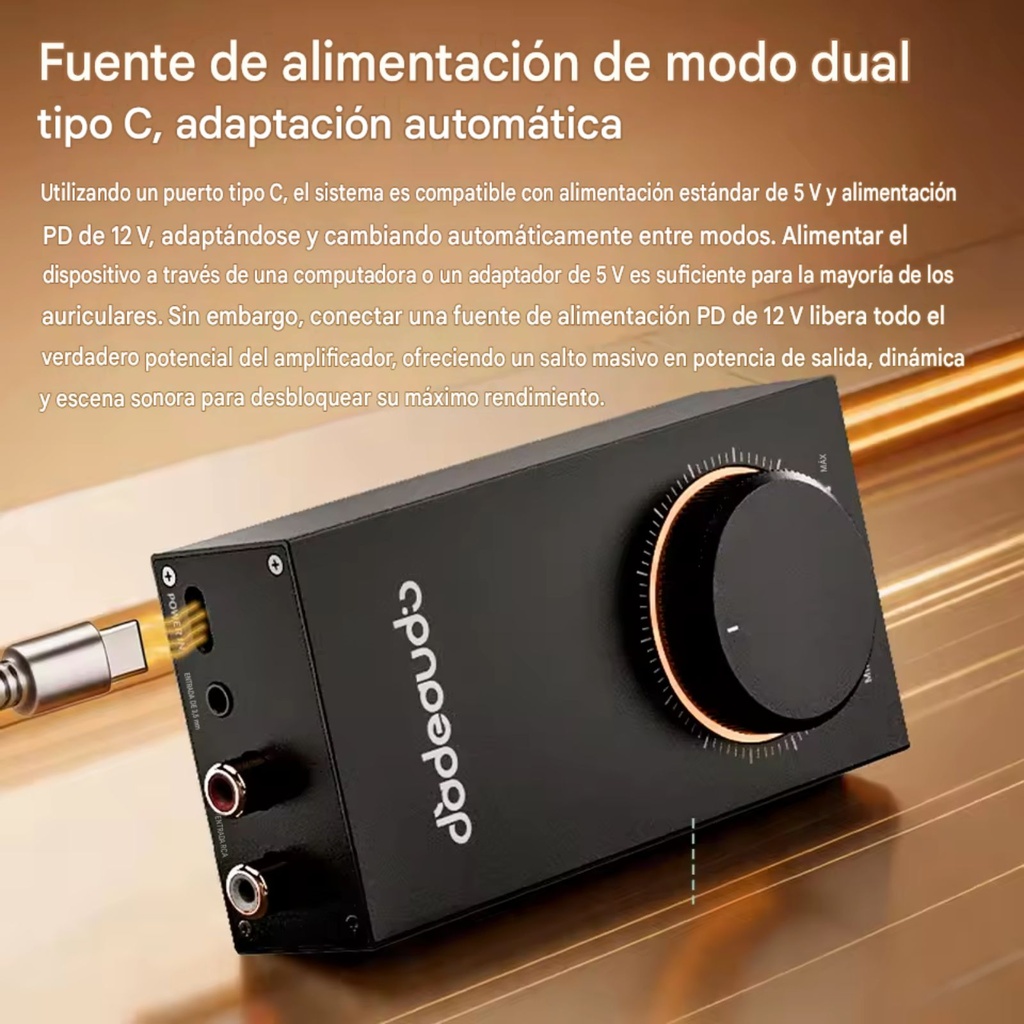FIIO JadeAudio GIGAS 1 | Amplificador de Auriculares Hi-Fi