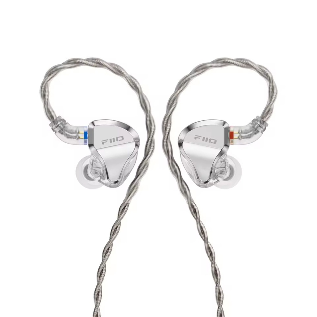 FiiO JH5 — IEM híbrido 1DD + 4×BA (cable 0,78 mm 2-pin · 3,5 mm; kits con 4,4 mm en algunas variantes).