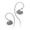 MOONDROP LAN II — IEM dinámico 10 mm, doble cavidad · acero inoxidable MIM · cable 0,78 mm 2-pin · terminación 4,4 mm balanceada + adaptador 3,5 mm · dos afinaciones: REF y POP.