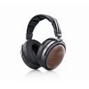 FiiO FT1 — over-ear cerrado con driver dinámico de 60 mm, 32 Ω, 113 dB/Vrms, 10–40 kHz, ≈340 g, cables SPC (plateado/OFC) desmontables con dual 3,5 mm.