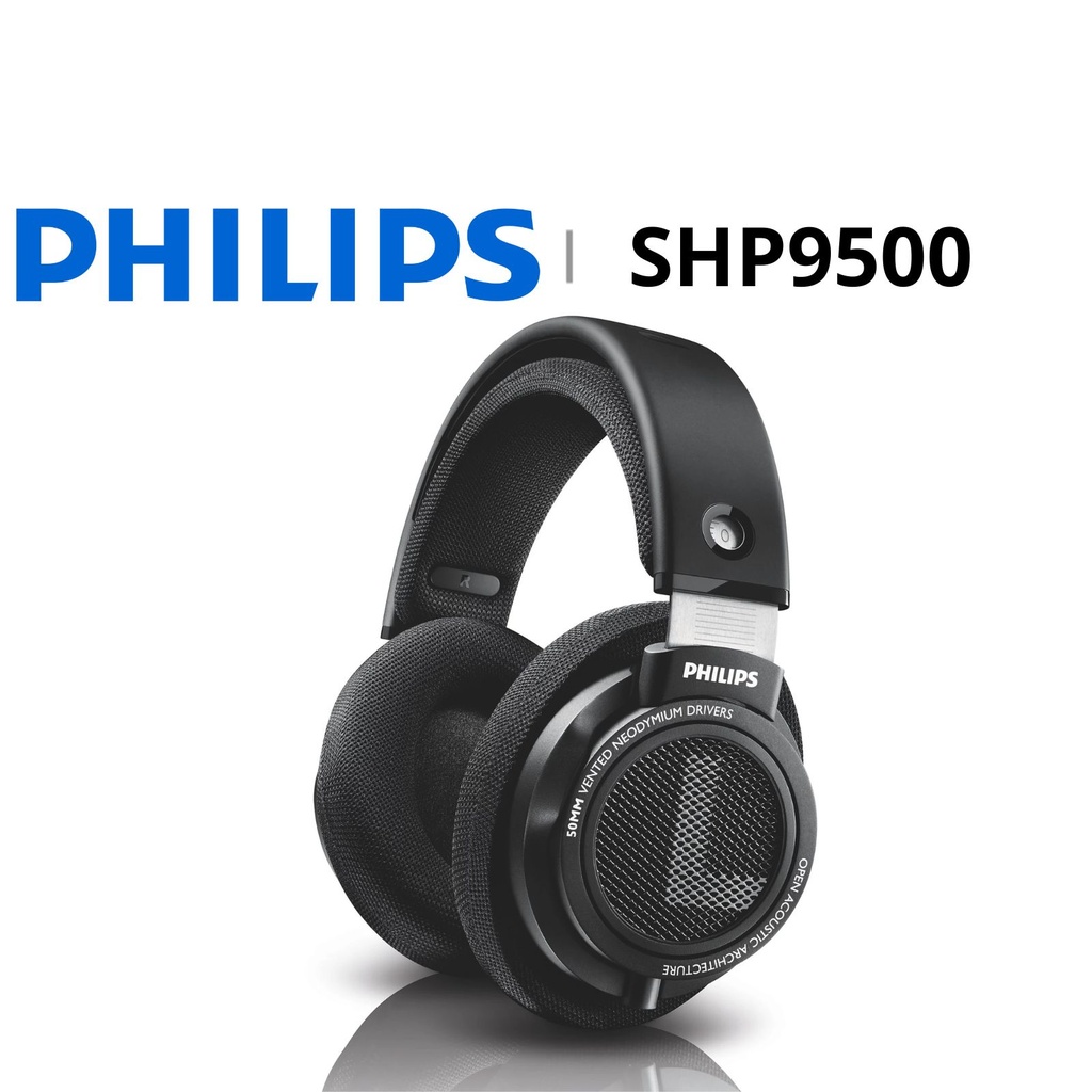 Philips SHP9500 – audífonos open-back 50 mm (32 Ω)