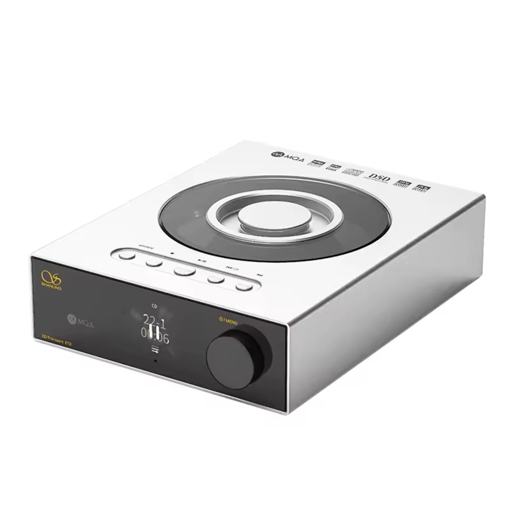 Shanling ET3: Transporte de CD Digital de Referencia | Salida I2S y AES/EBU | Up-sampling MQA