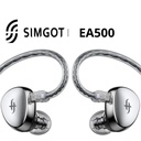 SIMGOT EA500 — IEM dinámico 10 mm · driver DLC 4ª generación · con boquillas intercambiables · conector 0,78 mm 2-pin · jack 3,5 mm.