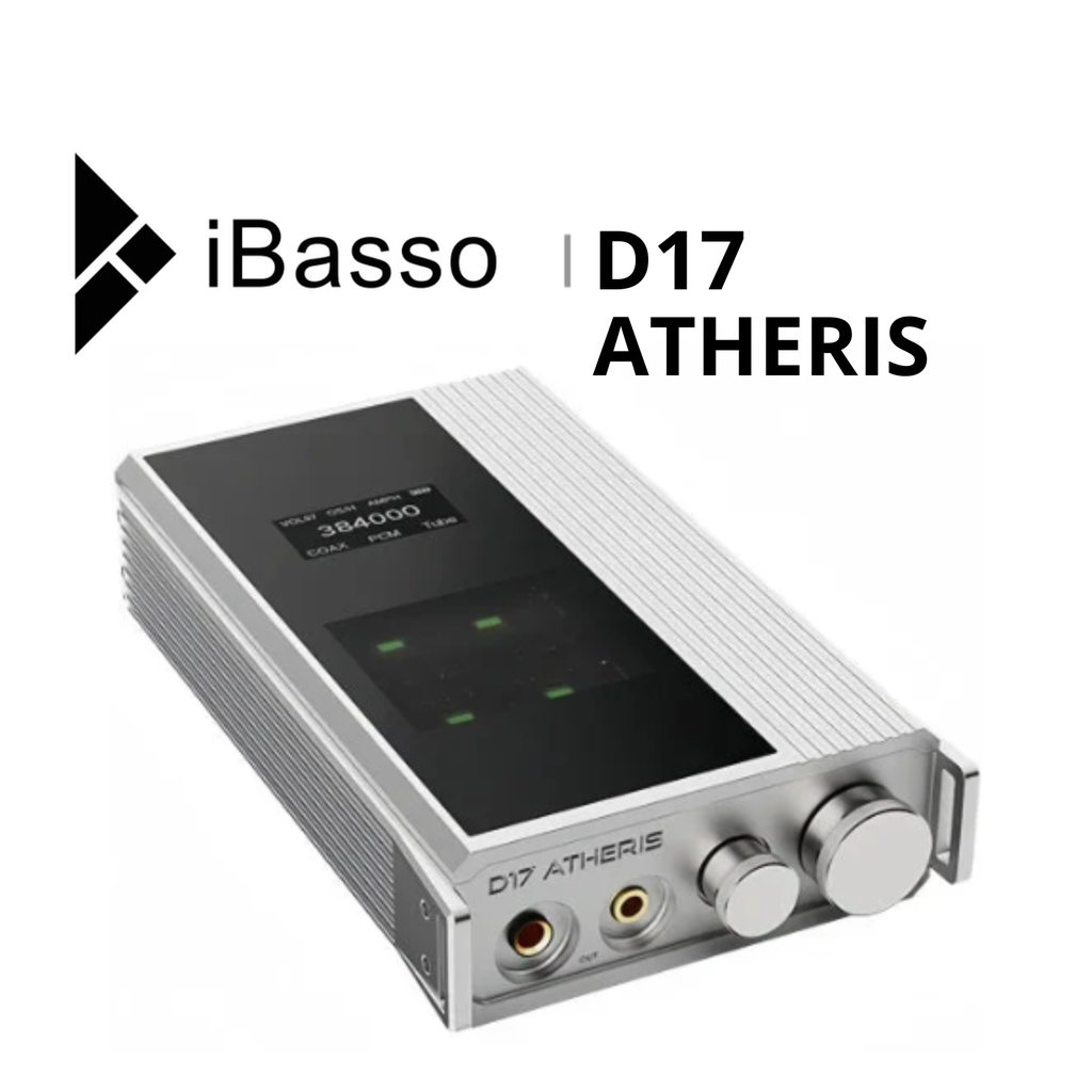 iBasso D17 Atheris: DAC/Amp Portátil de Referencia | Doble DAC ES9039SPRO | Salida Balanceada 4.4mm | Sonido High-End