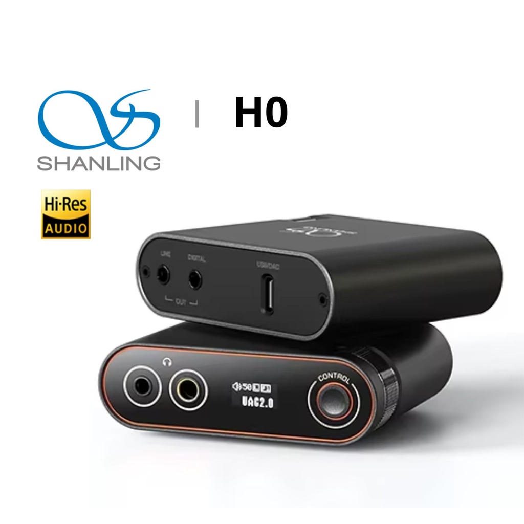 Shanling H0: Mini DAC/AMP de Escritorio | CS43198 + Dual SGM8262 | 690mW Potencia | Salidas 4.4mm & 3.5mm | Pantalla OLED | SPDIF & Line Out