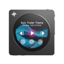 FiiO DISC: Reproductor Portátil Hi-Res Circular | Dual Flagship DAC | Salidas 4.4mm Balanceada & 3.5mm | Pantalla Táctil Redonda | Bluetooth 5.4 LDAC