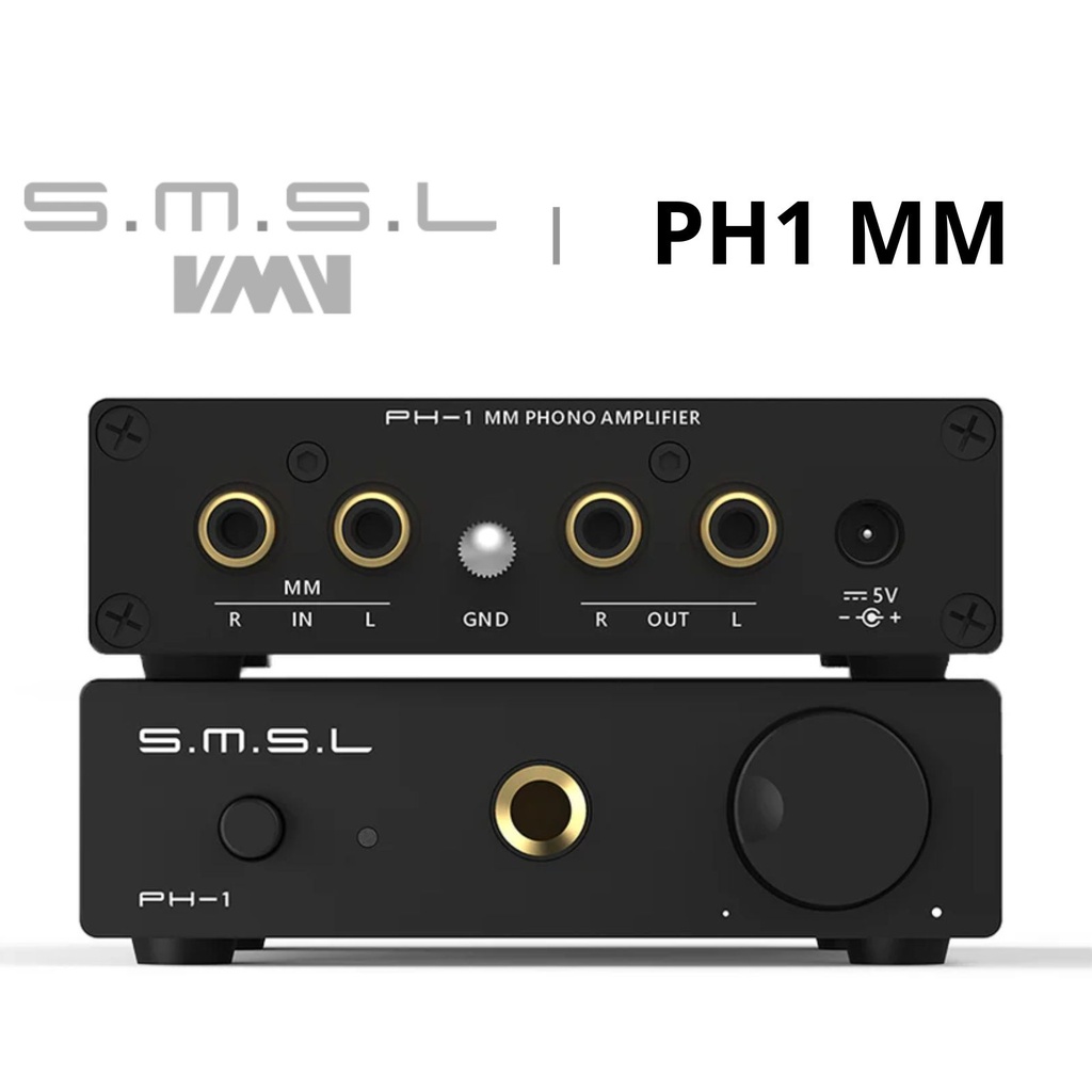 SMSL PH1 MM | Preamplificador de Fono y Auriculares HiFi