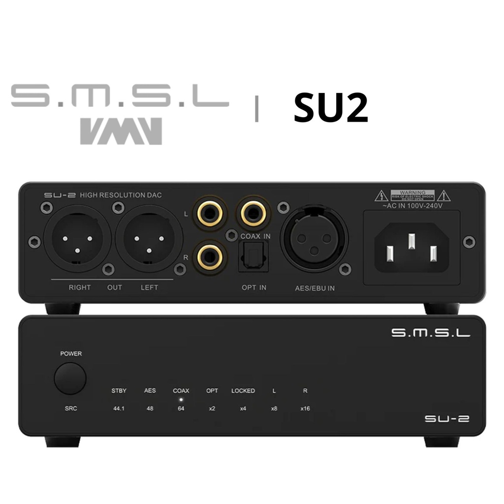 SMSL SU-2 | DAC Balanceado ES9039Q2M para Audiófilos
