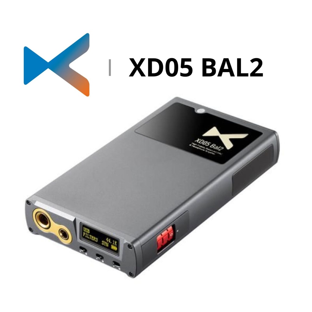 xDuoo XD05 BAL2: DAC/Amp Portátil Balanceado | 1500mW de Potencia | Doble DAC ES9038Q2M | Bluetooth LDAC