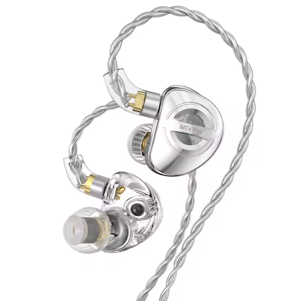 TRN MT4 Pro – IEM de 2× Dynamic Drivers (cable 2-pin, 3,5 mm)