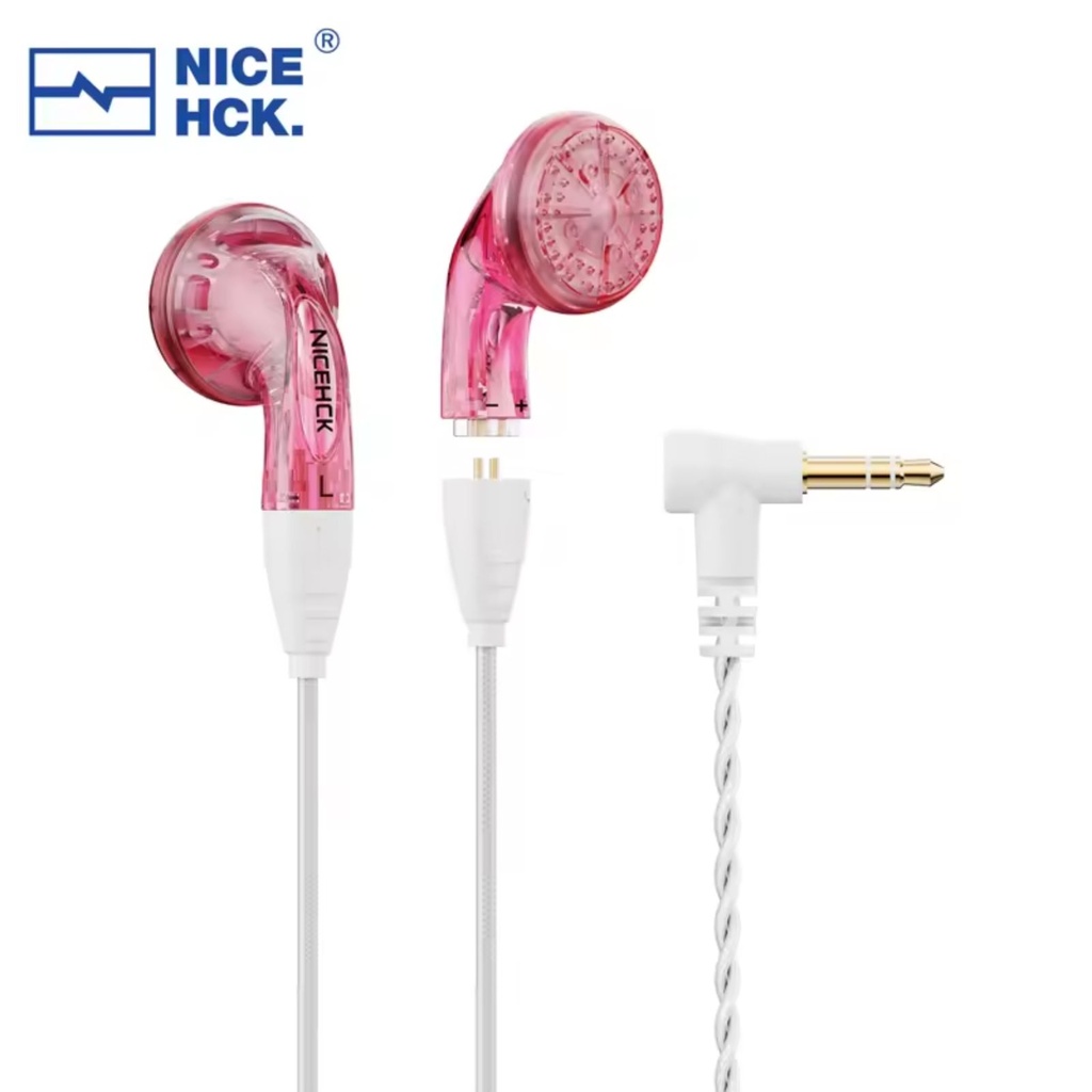 NICEHCK YDX — Earbuds “flathead” 14.8 mm (cable 2-pin, jack 3.5 mm).