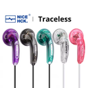 NICEHCK Traceless (estilo VIDO MX500/PK1) — earbuds flathead 15,4 mm (3,5 mm / USB-C)