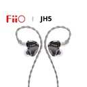 FiiO JH5 — IEM híbrido 1DD + 4×BA (cable 0,78 mm 2-pin · 3,5 mm; kits con 4,4 mm en algunas variantes).