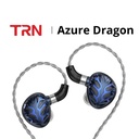 TRN Azure Dragon — IEM Planar Magnético de 14,6 mm · jack 2,5 / 3,5 / 4,4 mm · conector 0,75 mm 2-pin.