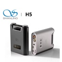SHANLING H5: DAC/Amp Portátil y Reproductor Hi-Res | Doble DAC AK4493SEQ | Salida Balanceada 4.4mm | Control vía App