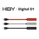 HiBy Digital D1: Dongle DAC/AMP Portátil | Audio Hi-Res | Plug & Play | Salida 3.5mm | Compatible con Android, iOS y PC