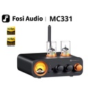 Fosi Audio MC331: Amplificador Integrado a Tubos con DAC | 105W x 2 | Medidor VU | Bluetooth | Para Parlantes Pasivos y Audífonos