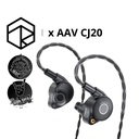 ROSESELSA x AAV CJ20: Audífonos In-Ear Planar Magnéticos | Driver 14.2mm | Tuning para Rock/Metal | Cable Modular 3.5mm/4.4mm