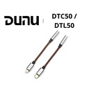 DUNU DTC50 / DTL50: Adaptador DAC/AMP Portátil | USB-C y Lightning a 3.5mm | Audio Hi-Res 24-bit/96kHz | Cable Trenzado | Aluminio CNC